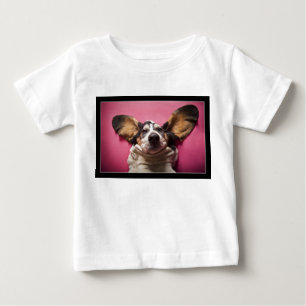 T-shirt Pour Bébé Chemise d'enfant en bas âge de visage de basset