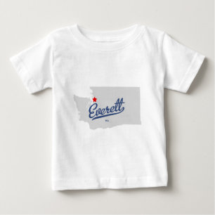 T-shirt Pour Bébé Chemise d'Everett Washington WA