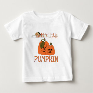 T-shirt Pour Bébé Chemise d'Halloween du petit Citrouille de papa To