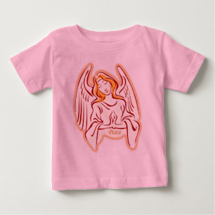 T-shirt Pour Bébé Chemise D'Or Angel De Paix