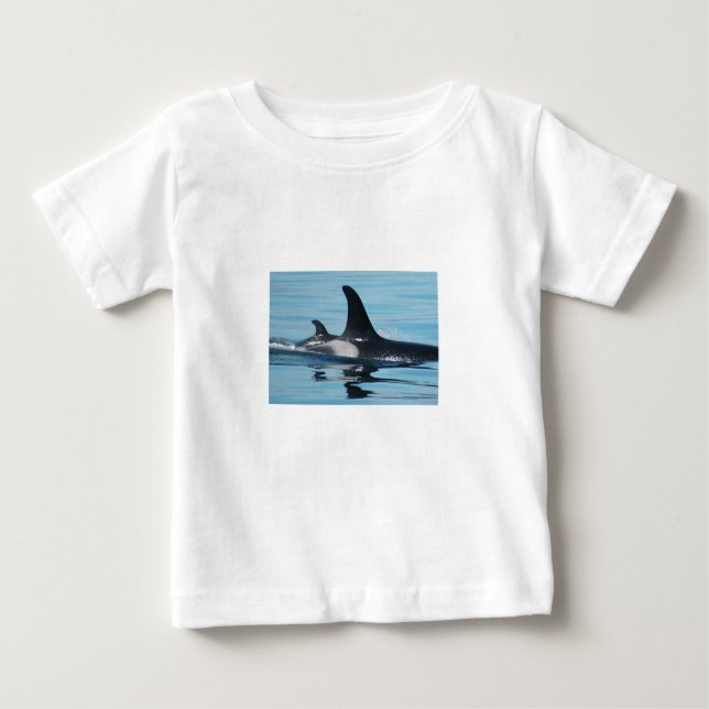T-shirt Pour Bébé Chemise d'orque de maman et de bébé (Devant)