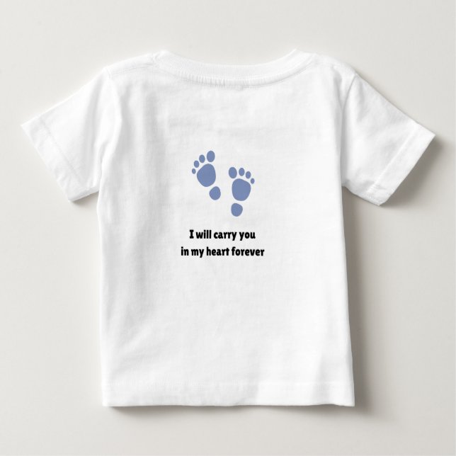 T-shirt Pour Bébé chemise douce pour votre pois doux (Dos)