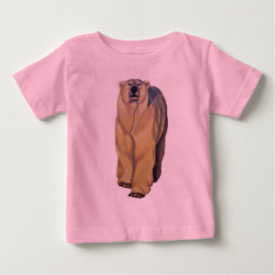 T-shirt Pour Bébé Chemise d'ours Polaire Longueur Manche Chemise d'o