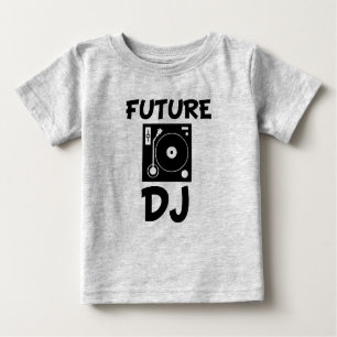 T-shirt Pour Bébé Chemise drôle de bébé du DJ d'avenir