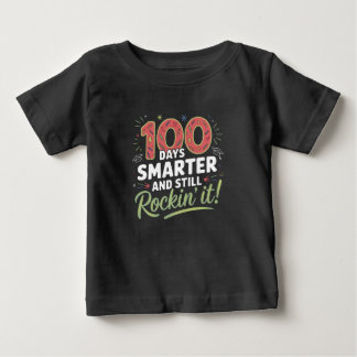 T-shirt Pour Bébé chemise du 100e jour d'école