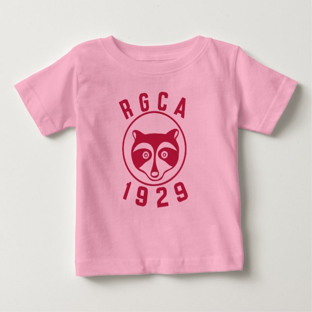 T-shirt Pour Bébé Chemise du logo rouge RGCA (Devant)