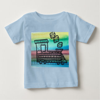 T-shirt Pour Bébé Chemise du train de l'enfant en bas âge