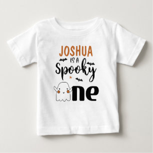 T-shirt Pour Bébé Chemise Éffrayante d'un enfant d'Halloween 1er ann