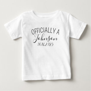 T-shirt Pour Bébé Chemise enfant du jour d'adoption personnalisée, N