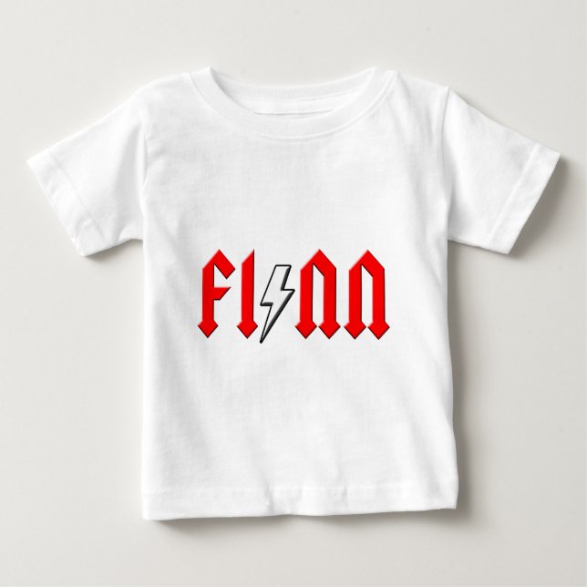 T-shirt Pour Bébé chemise faite sur commande de rock de FINN (Devant)