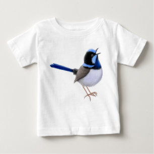 T-shirt Pour Bébé Chemise féerique du Jersey de bébé d'oiseau de