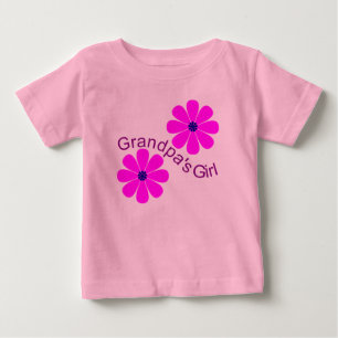 T-shirt Pour Bébé Chemise fille de grand-père - Customisée