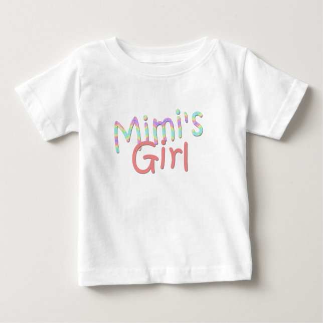 T-shirt Pour Bébé Chemise fille de Mimi (Devant)