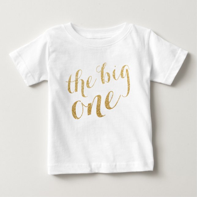 T-shirt Pour Bébé Chemise fille premier anniversaire (Devant)