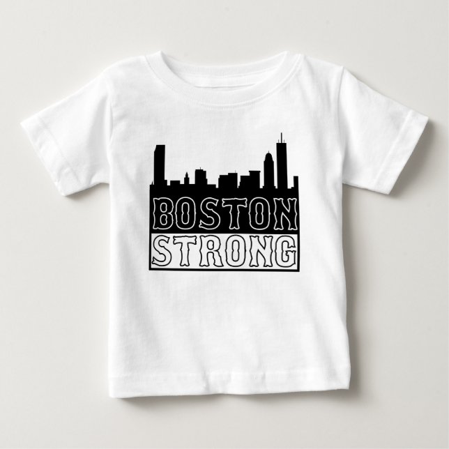 T-shirt Pour Bébé Chemise forte de Boston (Devant)