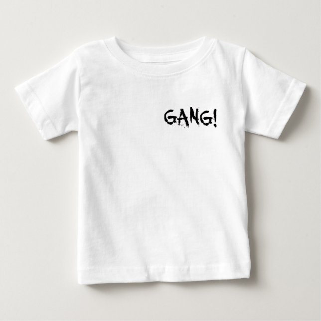 T-shirt Pour Bébé Chemise GANG ! BÉBÉ (Devant)