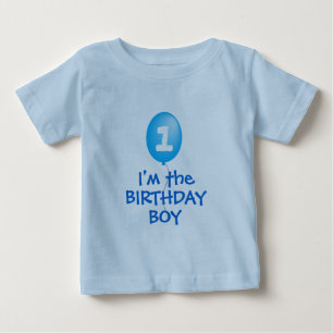 T-shirt Pour Bébé chemise garçon premier anniversaire