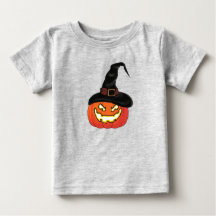 Chemise Halloween Jack O Lantern Chapeau de Sorciè