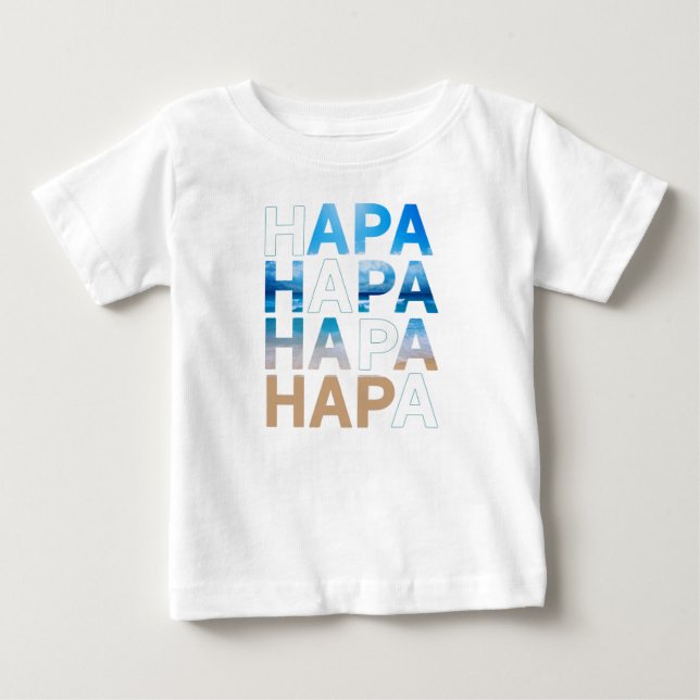 T-SHIRT POUR BÉBÉ CHEMISE HAPA LOVE (Devant)