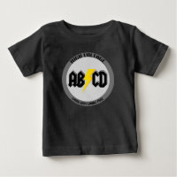 Chemise haute tension AB/CD, Black Rock et Roll.