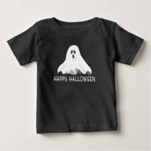 T-shirt Pour Bébé Chemise heureuse d'enfant en bas âge de fantôme de