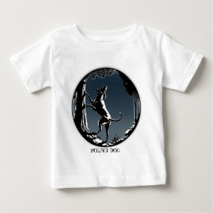 T-shirt Pour Bébé Chemise Hound Dog Enfant Personnalisée Chemise pou