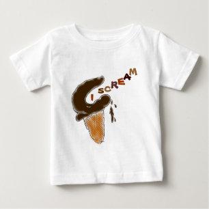 T-shirt Pour Bébé Chemise humoristique Ice Cream Cone