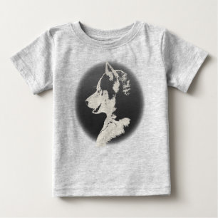 T-shirt Pour Bébé Chemise Husky Baby Toddler traîneau Chien Husky Sh