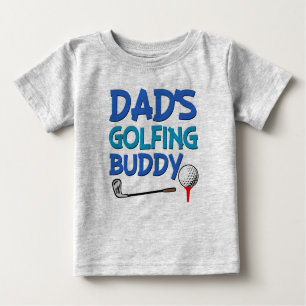 T-shirt Pour Bébé Chemise jouante au golf de bébé de l'ami du papa