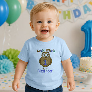 T-shirt Pour Bébé Chemise Joyeux Anniversaire Un An