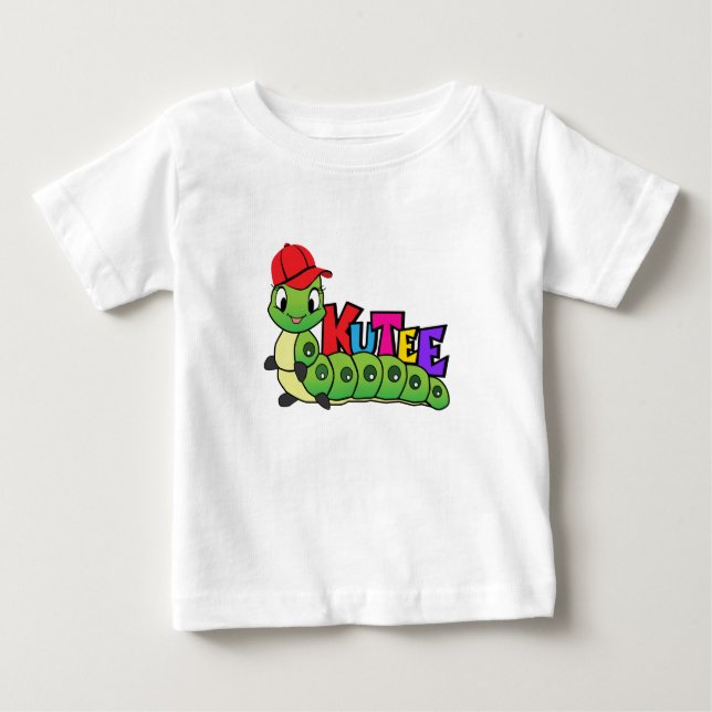 T-shirt Pour Bébé Chemise KuTee (Devant)
