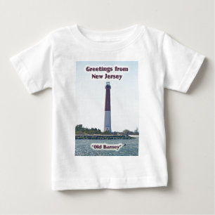 T-shirt Pour Bébé Chemise LBI de bébé de salutations du phare NJ de