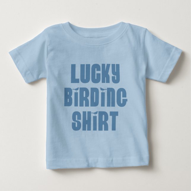 T-shirt Pour Bébé Chemise Lucky Birding (Devant)