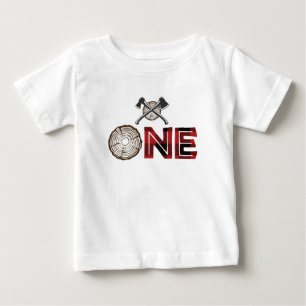 T-shirt Pour Bébé Chemise Lumberjack Birthday ONE - Lumberjack