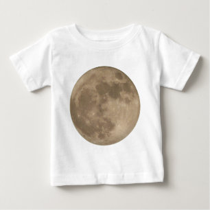 T-shirt Pour Bébé Chemise Lune pour bébé Pleine lune Chemises Cadeau