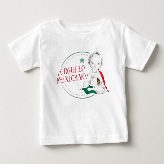 T-shirt Pour Bébé Chemise Mexicano Ruffle (Devant)