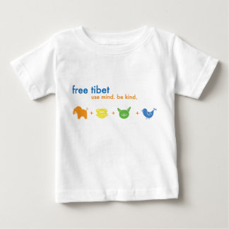 T-shirt Pour Bébé Chemise Mia Tibet libre