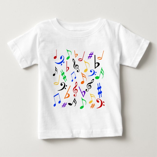 T-shirt Pour Bébé Chemise musicale : (Devant)