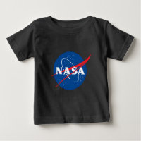Chemise noire Iconique NASA Baby Eclipse
