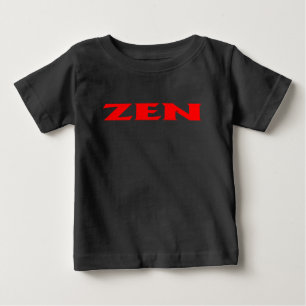T-shirt Pour Bébé Chemise noire vif bébé rouge zen