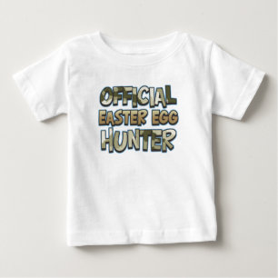 T-shirt Pour Bébé Chemise officielle de chasseur d'oeufs de Pâques 