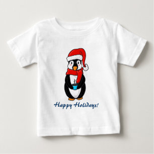 T-shirt Pour Bébé Chemise Penguin de Vacances