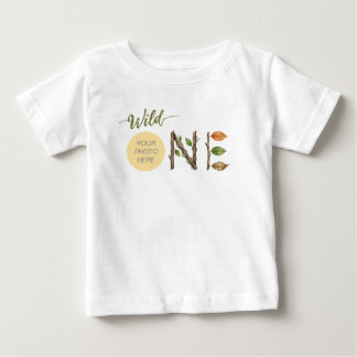 T-shirt Pour Bébé Chemise personnalisée avec photo Wild One pour le