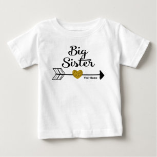 T-shirt Pour Bébé Chemise personnalisée par flèche d'or de grande