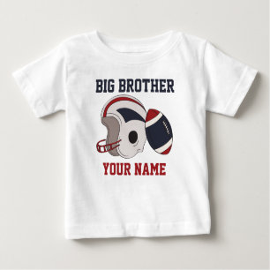 T-shirt Pour Bébé Chemise personnalisée par football de frère
