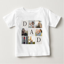 Chemise personnalisée pour bébé et papa 6-12 mois