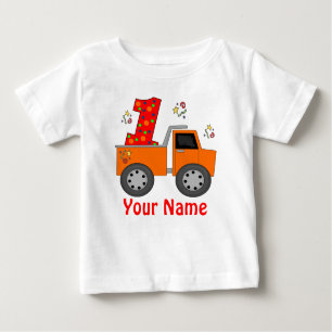 T-shirt Pour Bébé Chemise personnalisée pour le premier camion de vi