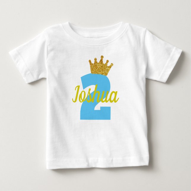 T-shirt Pour Bébé Chemise personnelle pour le 2e anniversaire de la  (Devant)