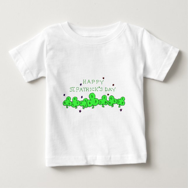 T-shirt Pour Bébé Chemise pour bébé de la Saint Patrick (Devant)