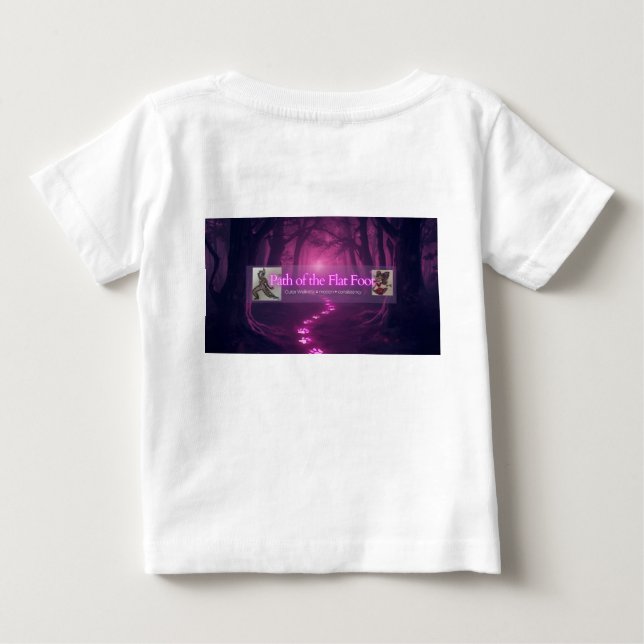 T-shirt Pour Bébé Chemise pour bébé et enfant Path of the Flat Foot (Dos)